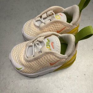 Nike Baby Walker Shoes - Cream, Orange, Yellow, Green